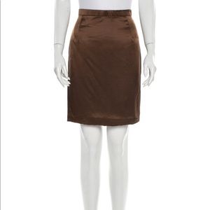 Carolina Herrera Silk Skirt